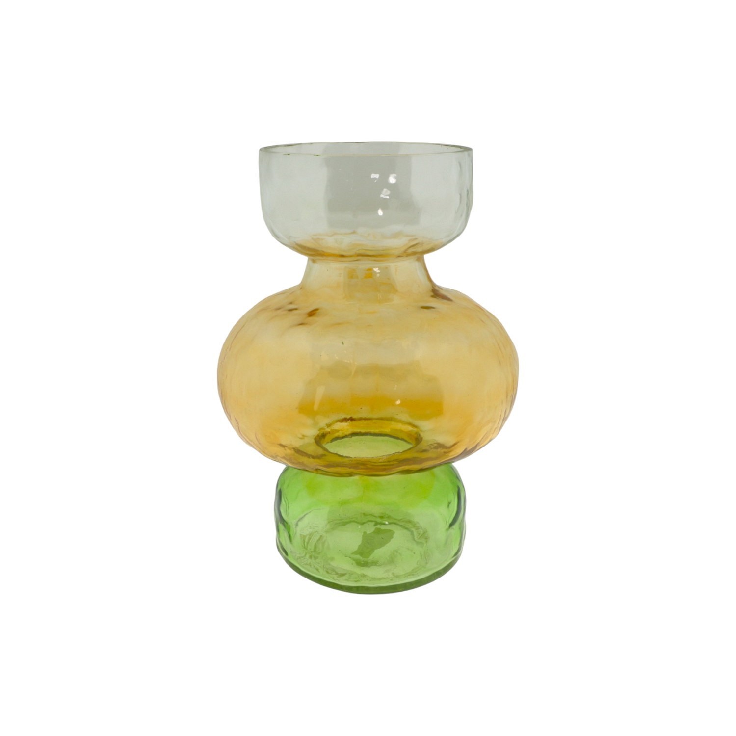 Vase LARK / Glasvase / Blumenvase/ Höhe 26 cm / Multicolor