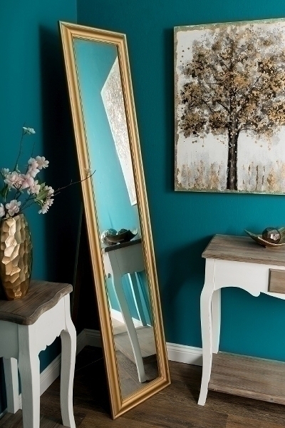 Standspiegel Asil IV, gold - 40x180 cm