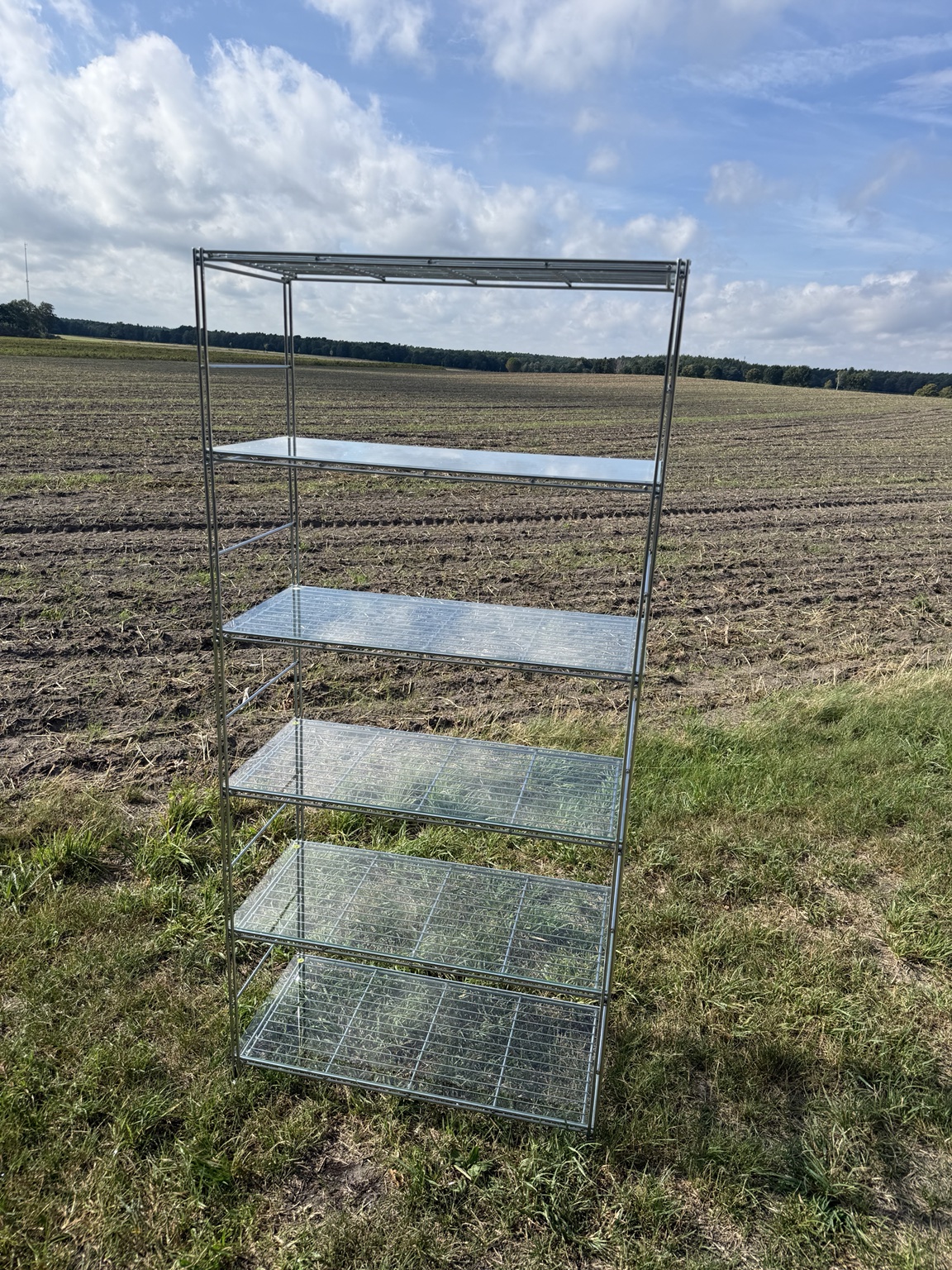 IKEA PETER Regal – Niels Gammelgaard – Chrom & Glas – 1980er Jahre
