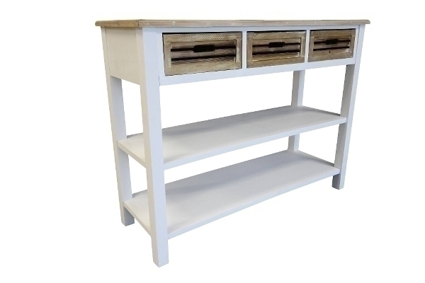 Konsole Provence, mit 3 Schubladen