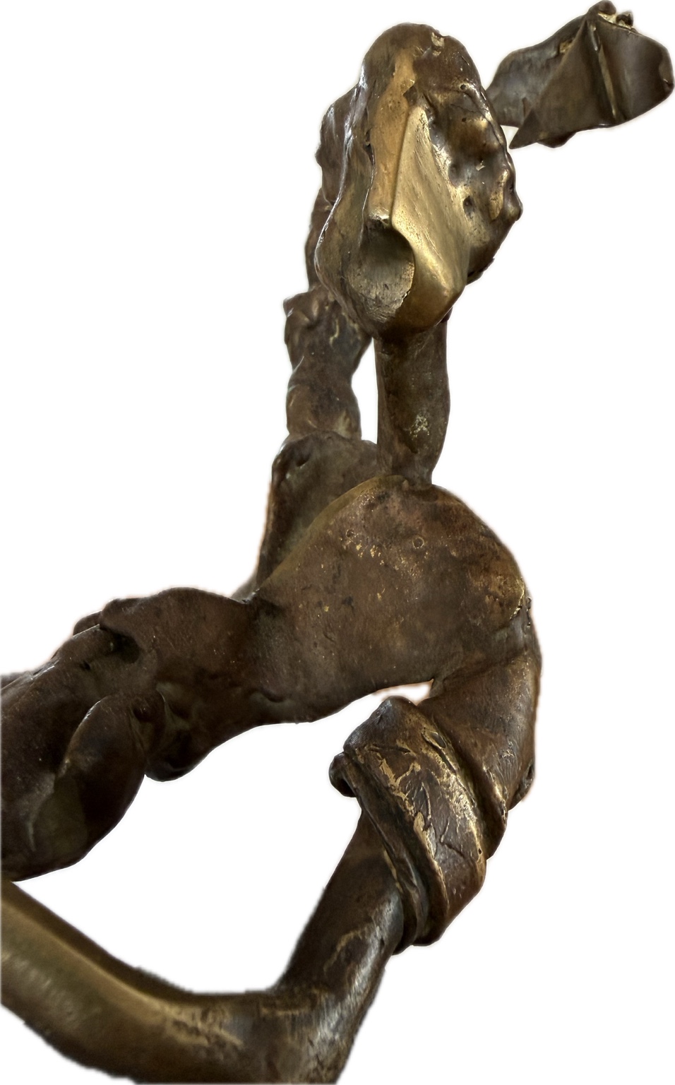 Wolfgang Ramach Bronze Skulptur – Signiertes Unikat auf Granitsockel | Moderne österreichische Kunst