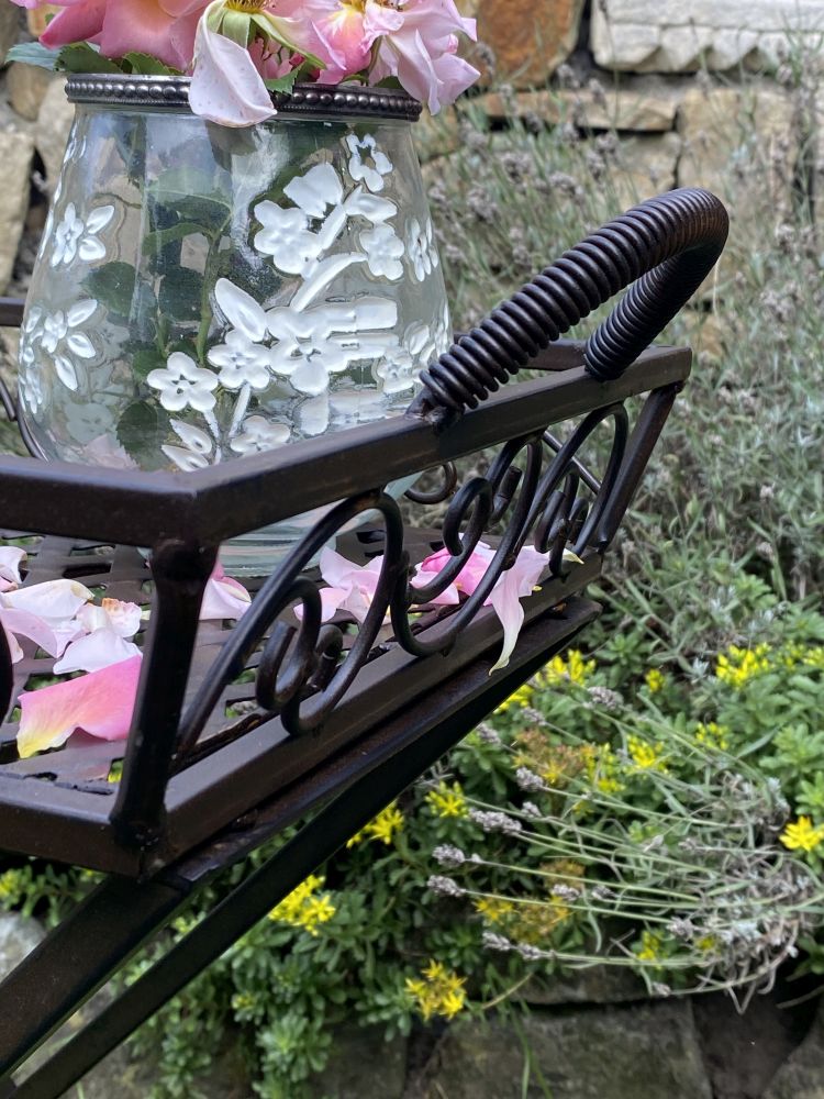 Klapptisch - Tabletttisch "NUETTO" aus Metall / OUTDOOR