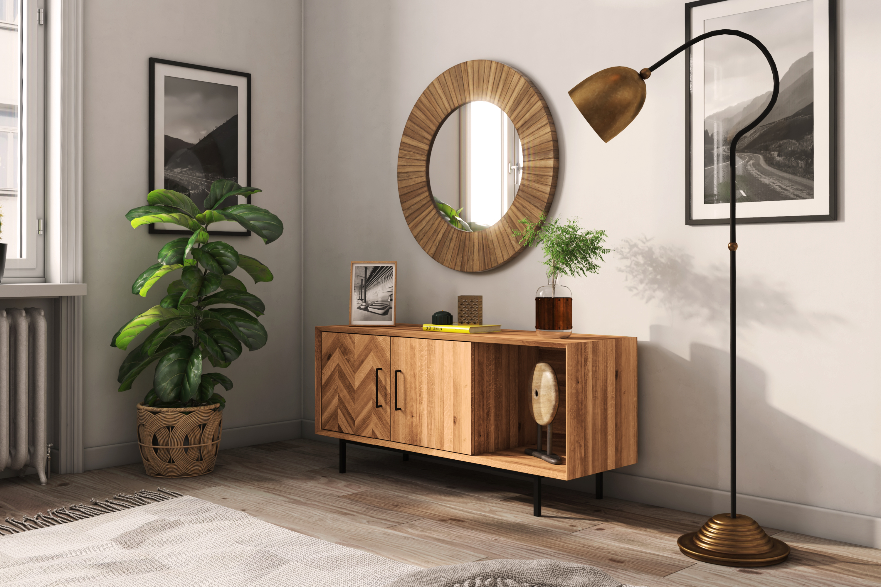 Sideboard mit Freifach  Abies 2726