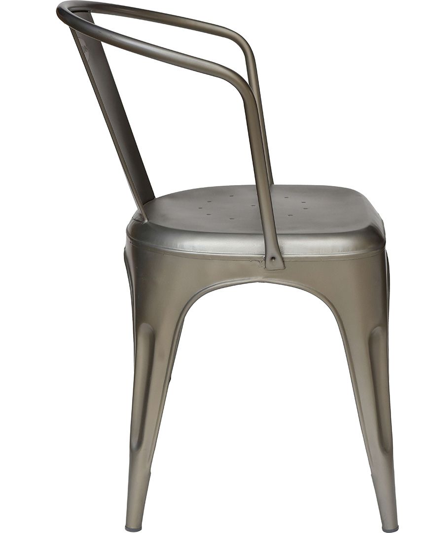 LIVING Stuhl -LIVING Stuhl - Eisen matt  / Industrialstyle von Trademark Living A/S