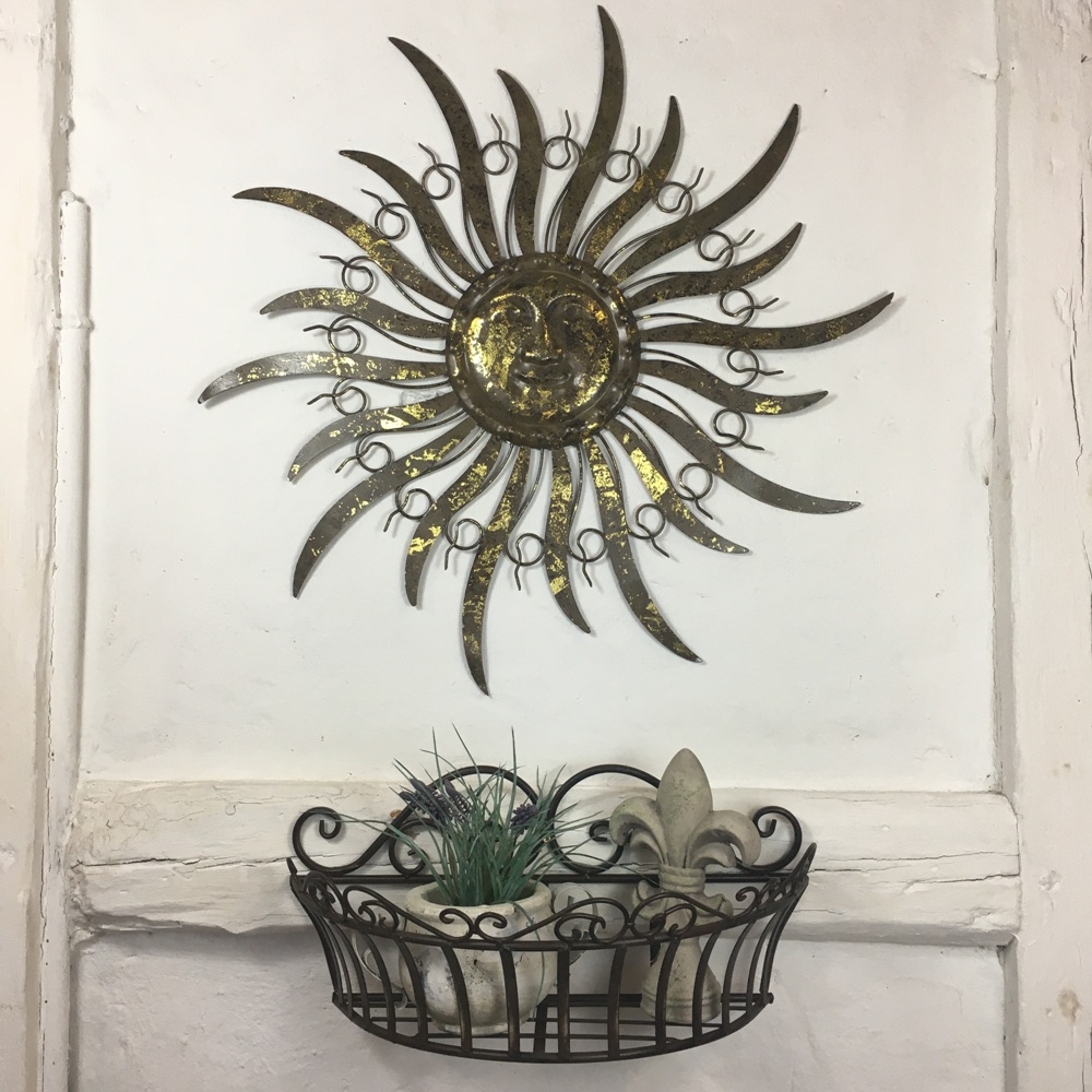 Wandkorb "MELINDA" für Balkon & Terrasse aus Metall