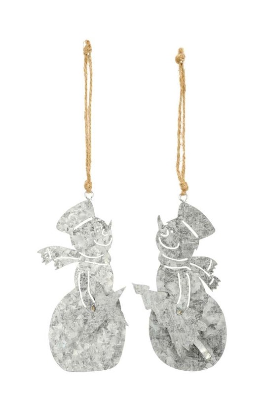 Set 2 Schneemänner zum aufhängen