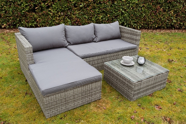 Garten Lounge Ecksofagarnitur 2-tlg.