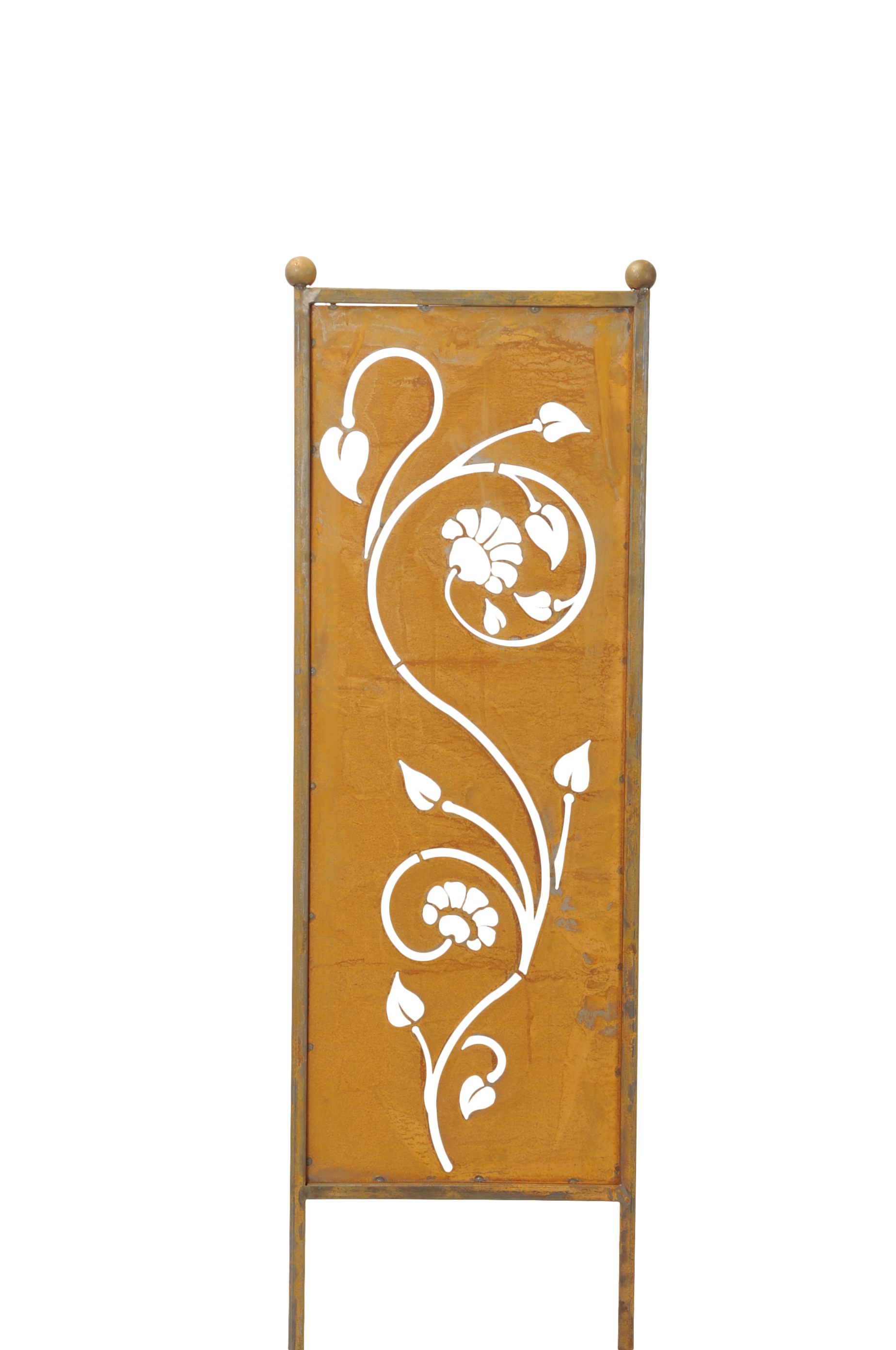 Stele / Sichtschutz / Blütenranke