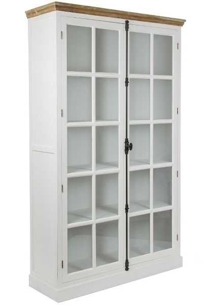 Vitrine Florence, mit 2 Glastüren
