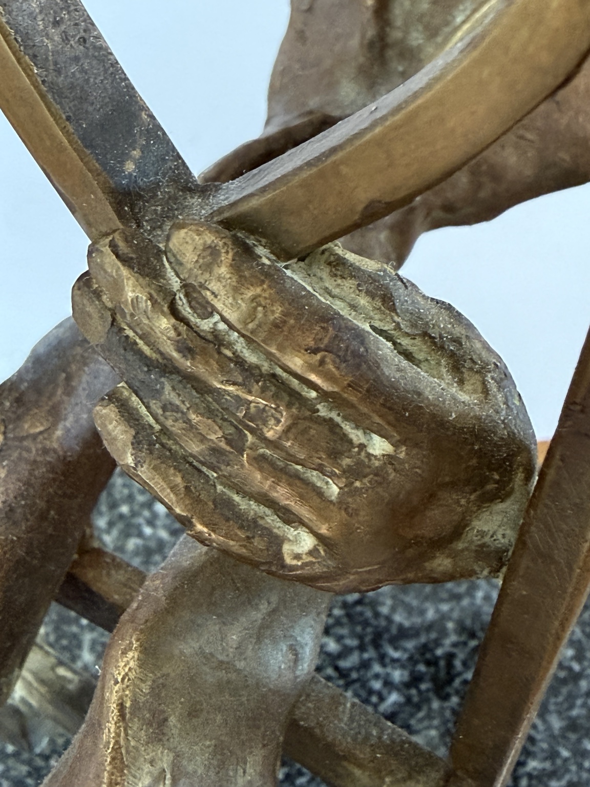 Wolfgang Ramach Bronze Skulptur – Signiertes Unikat auf Granitsockel | Moderne österreichische Kunst