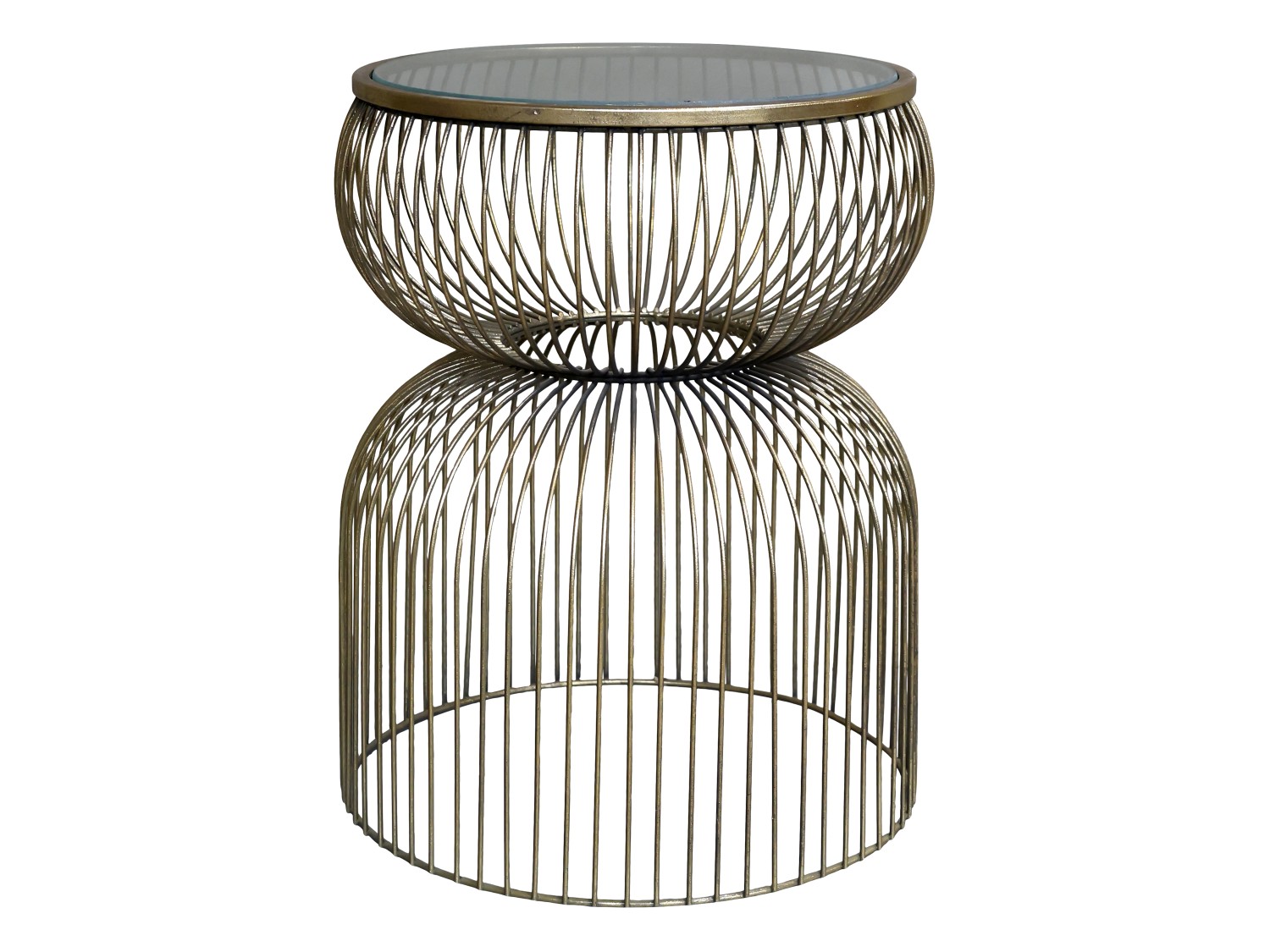 Beistelltisch m. Glasplatte Modell 2 von Chic Antique