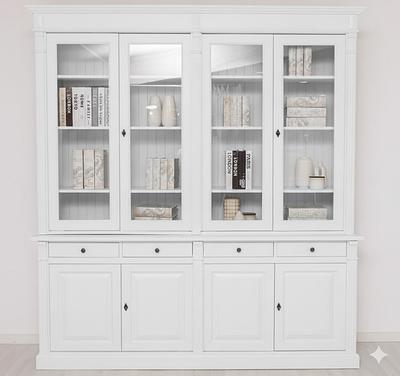 Buffetschrank LÜBECK 223 cm aus Massivholz | WUNDERBAAReS