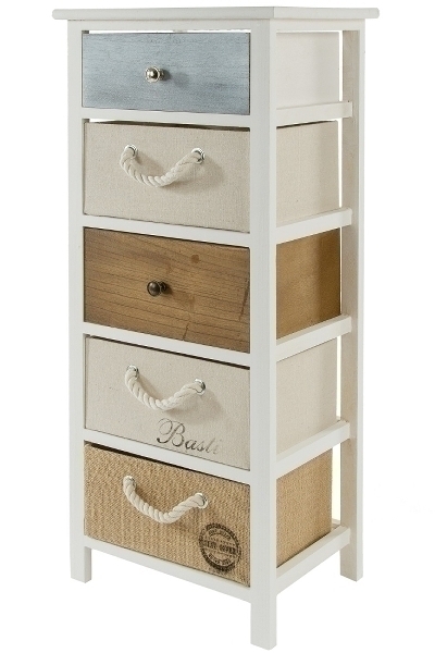 Kommode Eliza, mit 5 Schubladen - FSC FSC 100%, GFA-COC-002292-EG