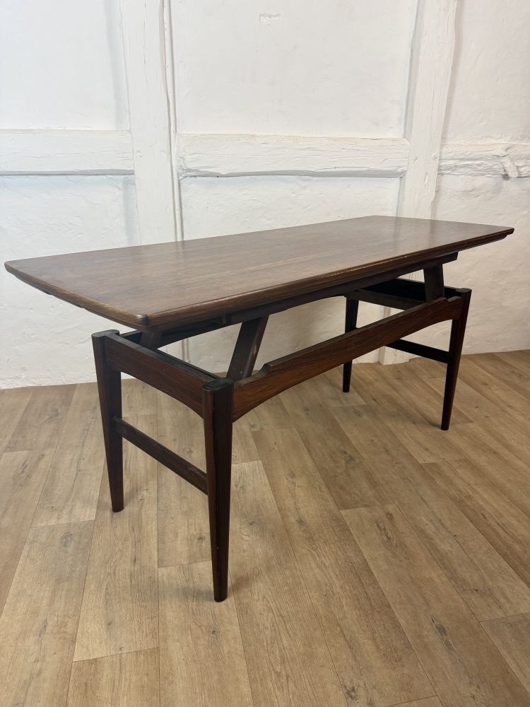 Dänischer Mid-Century-Modern Palisander-Lift-Top Tisch | Niels Bach | um 1964