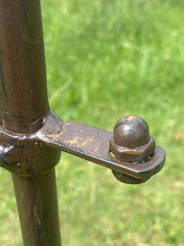 Zaun aus Metall "CONZTANZE" / Zaunteil / Vintagelook