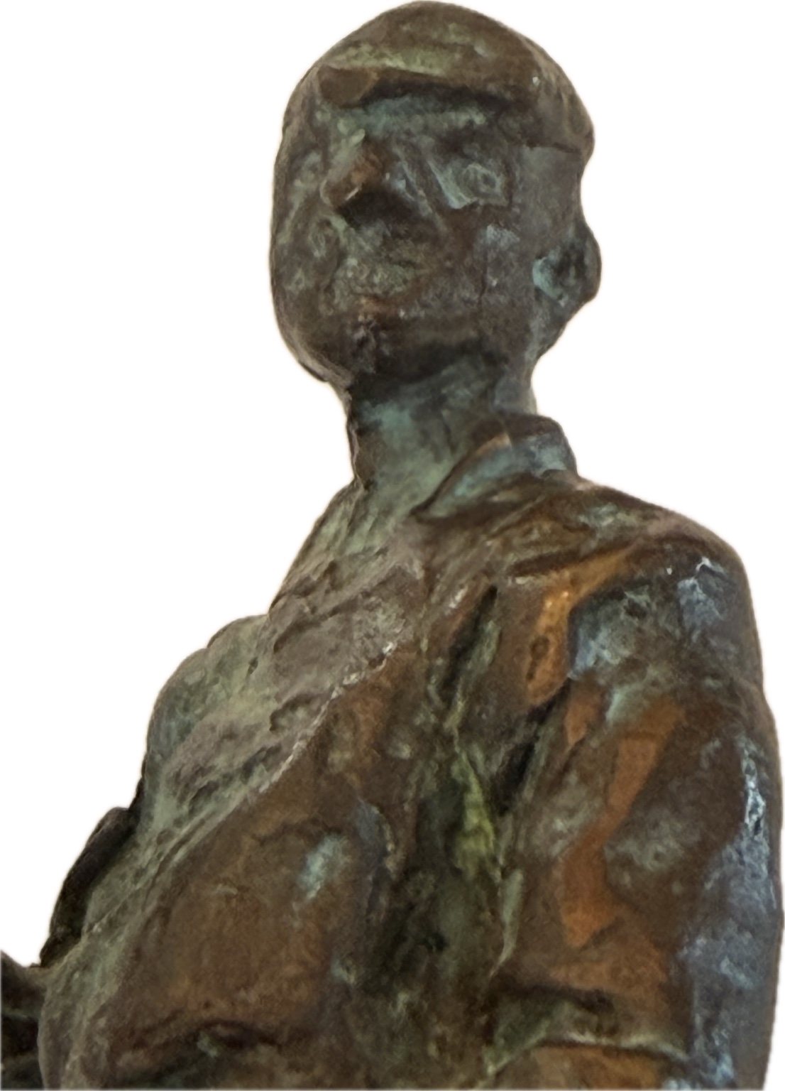 Bronzeskulptur „Glasbläser“ – ausdrucksstarke Handwerkerfigur um 1920