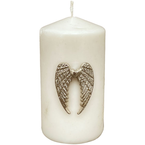 Kerzenstecker Engelsflügel / GOLD / ALU