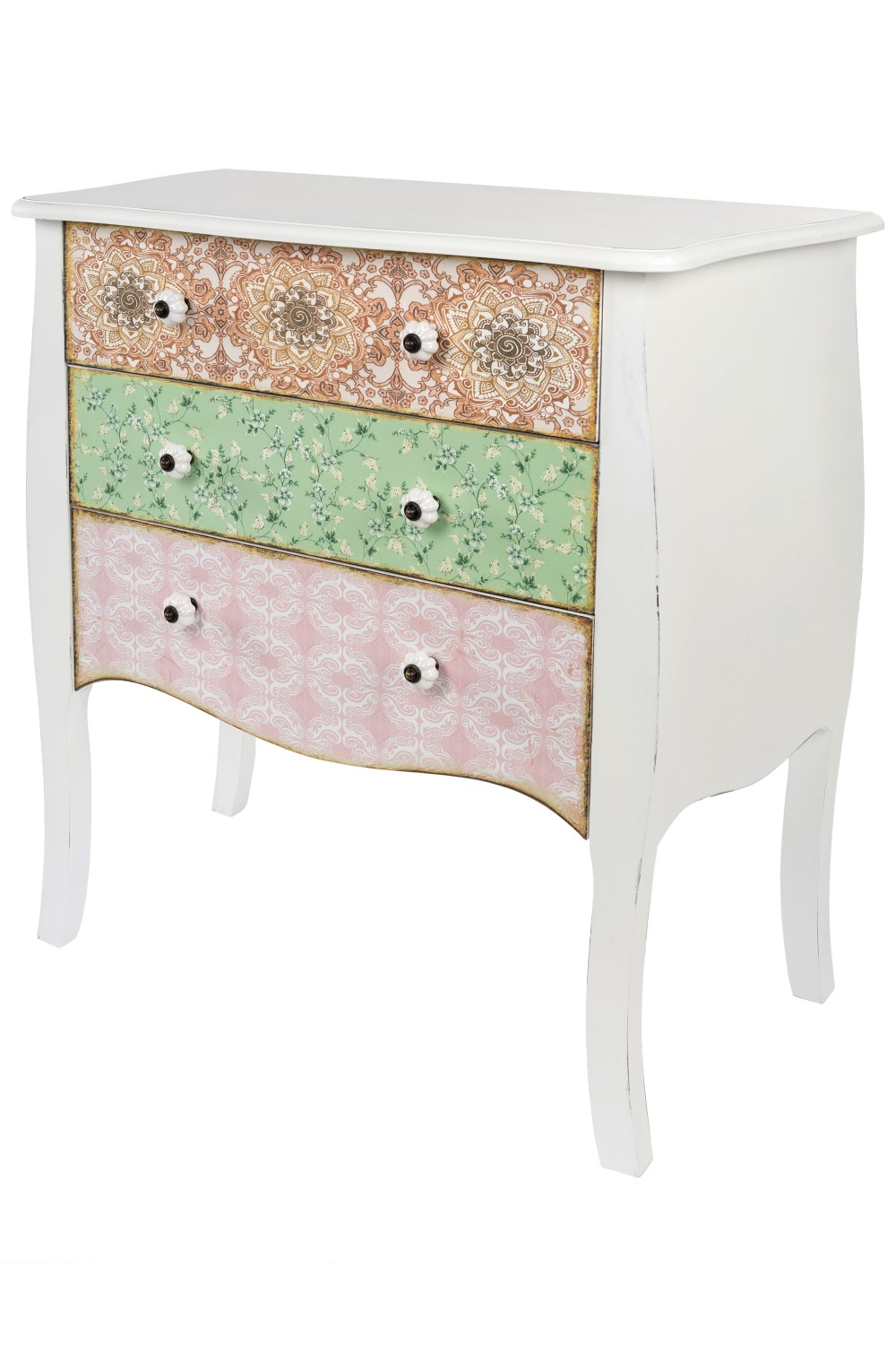 Kommode Paisley, mit 3 Schubladen