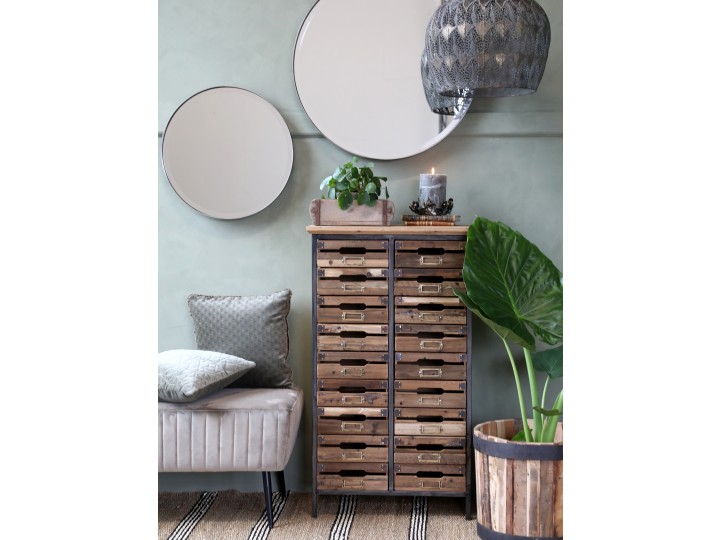 Industrial Kommode mit 16 Schubladen