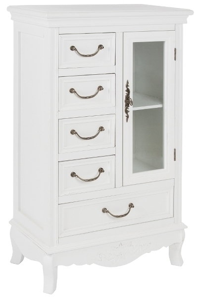 Schrank Elegance, mit 5 Schubladen und 1 Tür