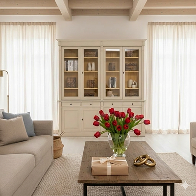 Buffetschrank LÜBECK 223 cm aus Massivholz | WUNDERBAAReS