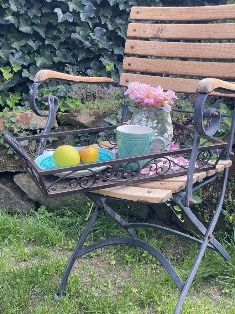 Klapptisch - Tabletttisch "NUETTO" aus Metall / OUTDOOR