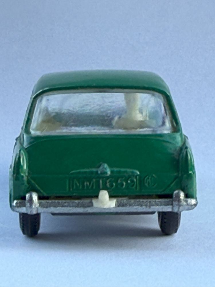 MG1100 mit Fahrer und Hund Vintage Matchbox-Modellauto aus den 60er/70er Jahren
