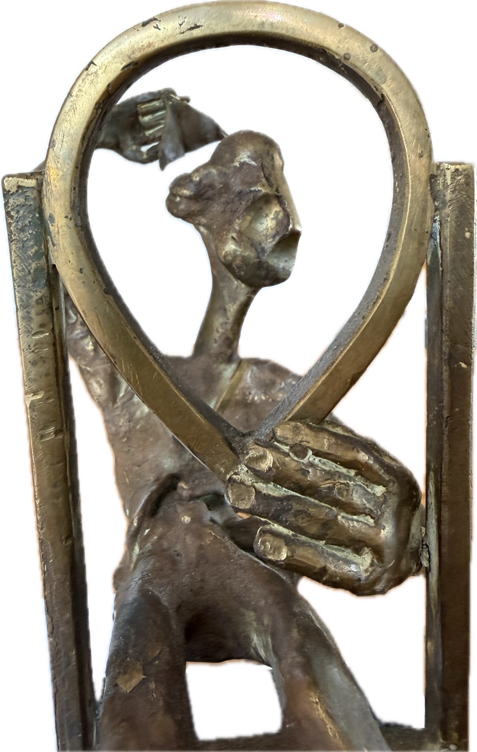 Wolfgang Ramach Bronze Skulptur – Signiertes Unikat auf Granitsockel | Moderne österreichische Kunst