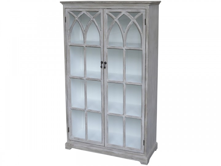 Vitrinenschrank mit Sprossentüren