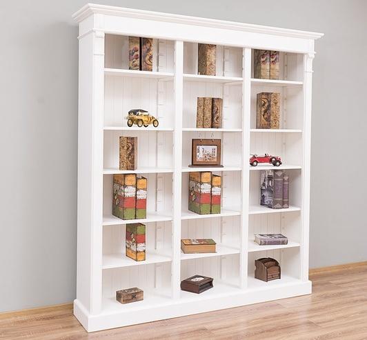 Bücherregal WILHELM aus Massivholz | Landhaus Bücherregal 180 cm