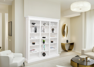 Bücherregal WILHELM aus Massivholz | Landhaus Bücherregal 180 cm