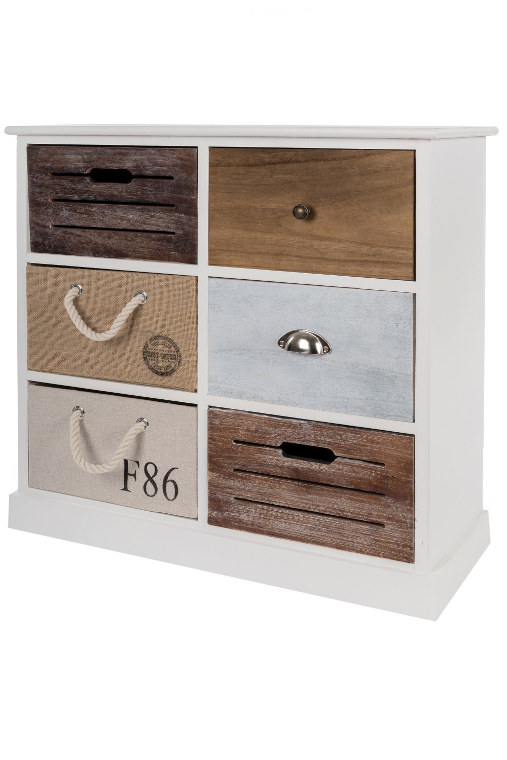 Kommode Eliza, mit 6 Schubladen - FSC FSC 100%, GFA-COC-002292-EG
