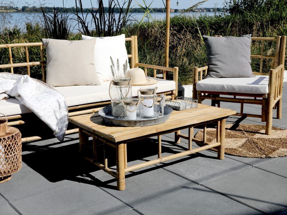 Lyon Sofatisch Bambus von Chic Antique
