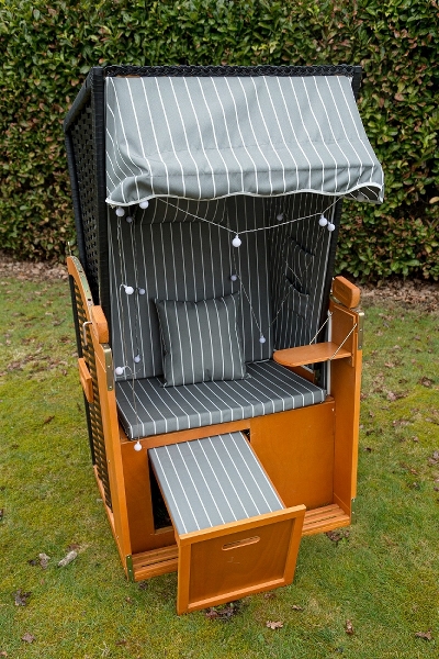 Strandkorb Single Sitz inkl. LED Beleuchtung
