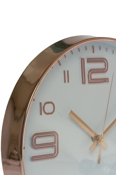 Wanduhr Ross, rosé/gold
