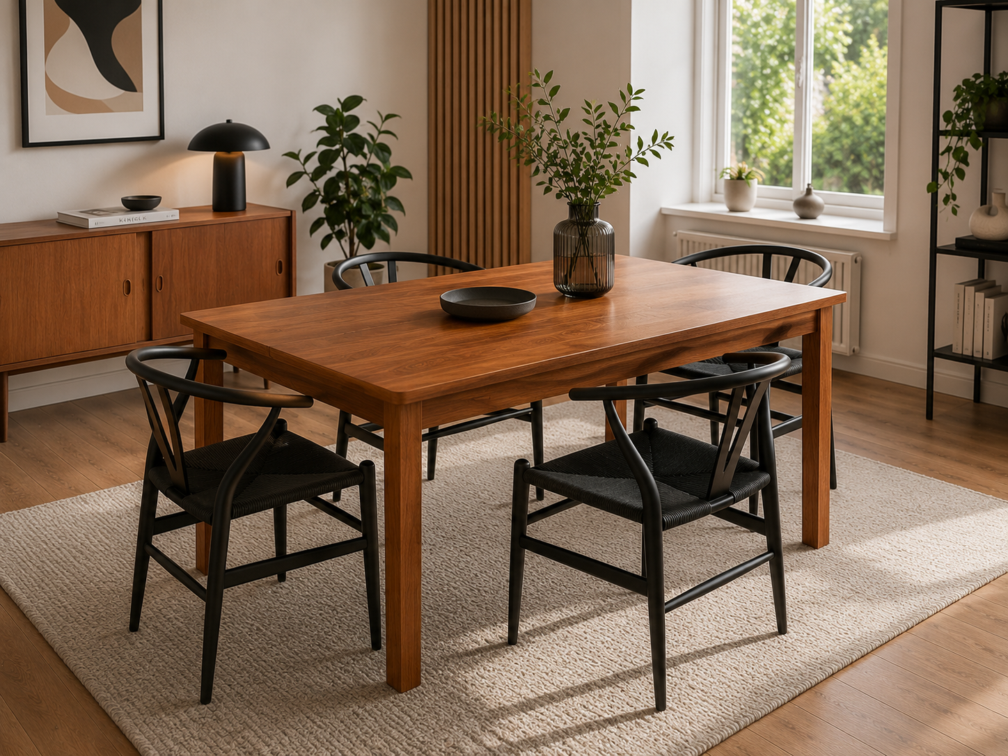 Esstisch „KOPENHAGEN 210“ – Original dänischer Ausziehtisch aus Teak | Made in Denmark