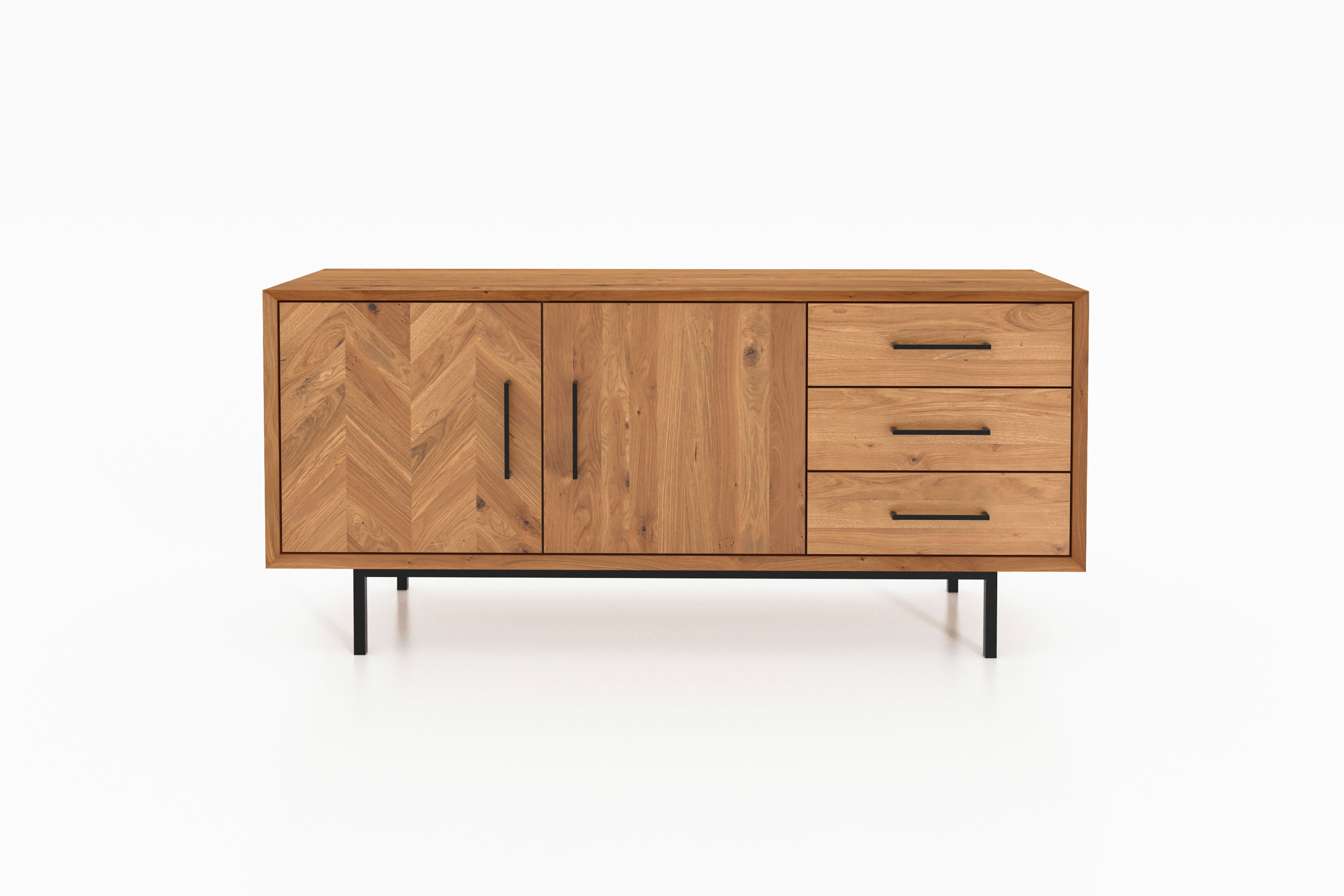 Sideboard / Anrichte / 2Türen / 3 x Schubladen Abies 2728