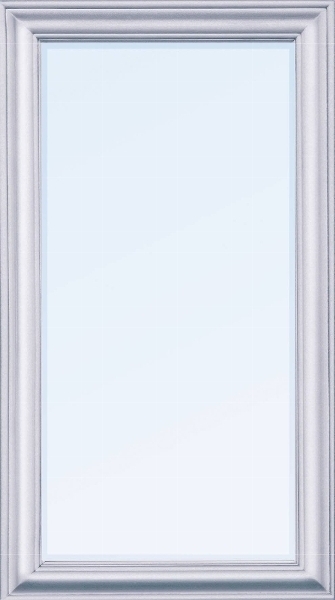 Spiegel Asil II, silber - 62x82 cm
