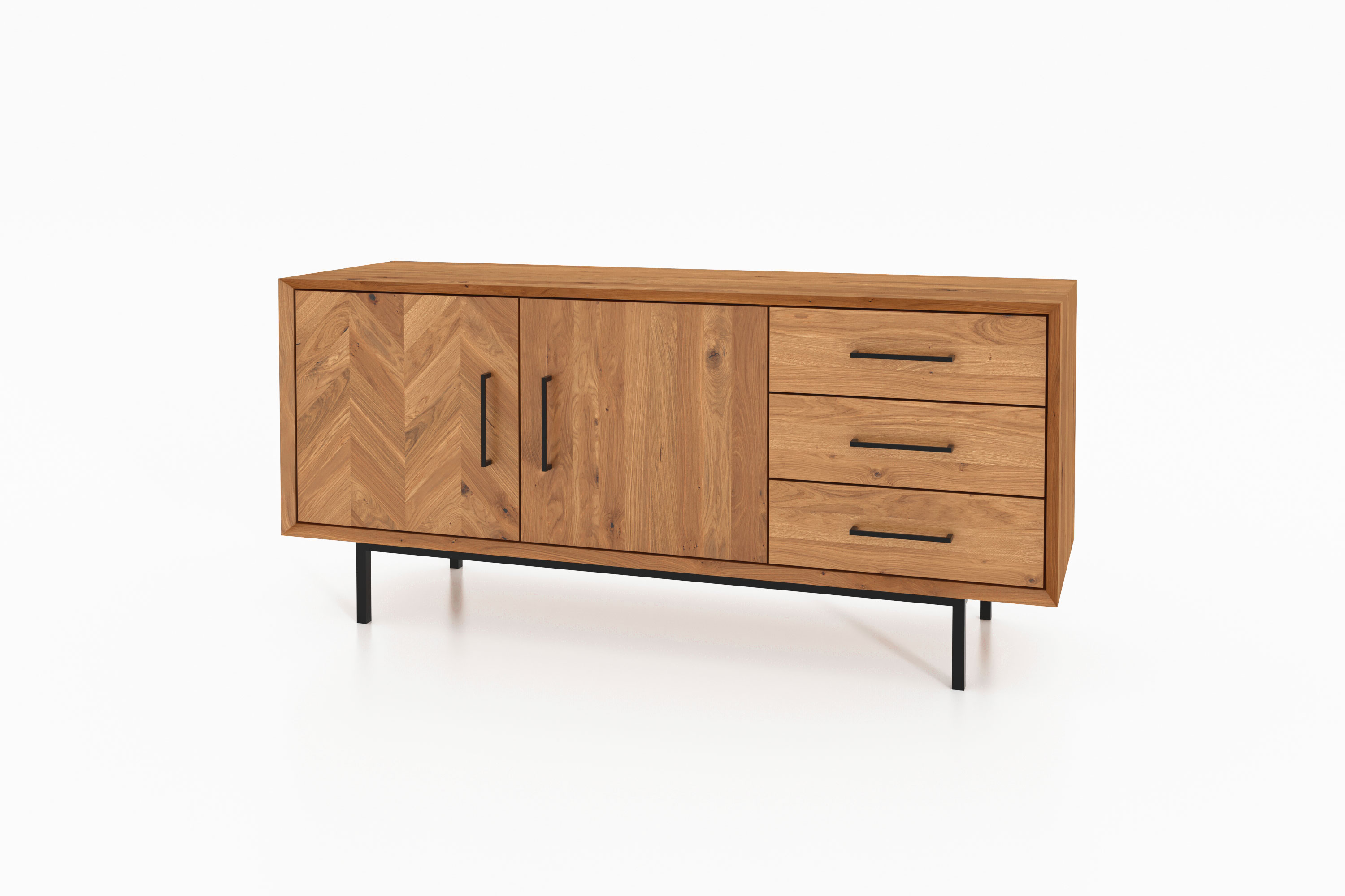 Sideboard / Anrichte / 2Türen / 3 x Schubladen Abies 2728
